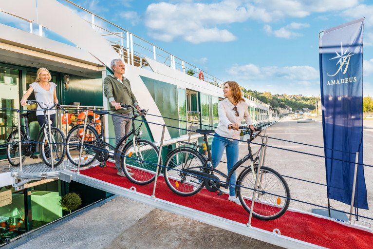 Complimentary bikes on board