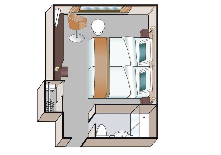 C-1 Cabin with Panoramic Window floor Plan
