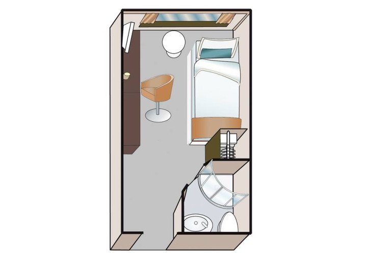 C-SNG Cabin with Panoramic Window floor Plan