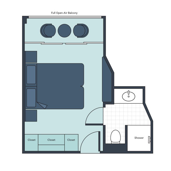 Deluxe Balcony floor Plan