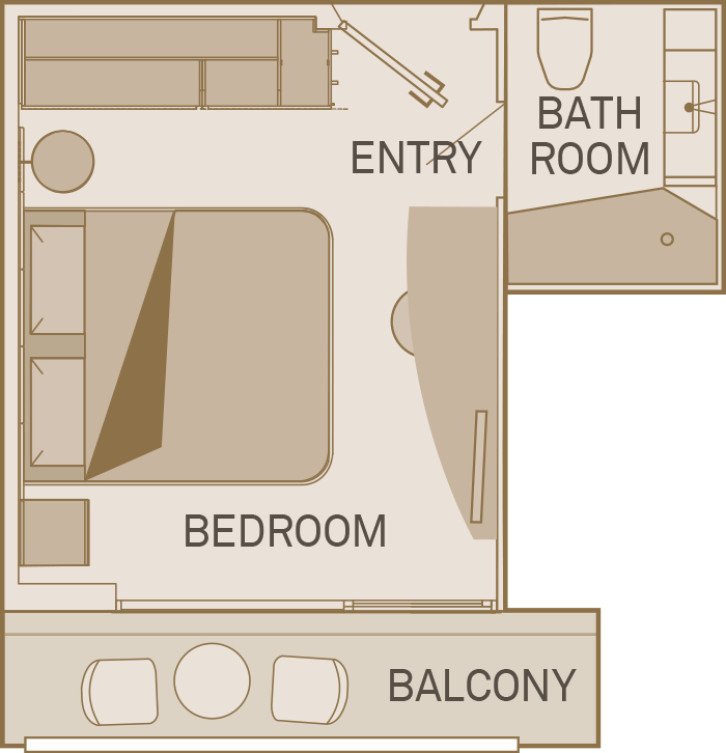 Balcony Suite floor Plan