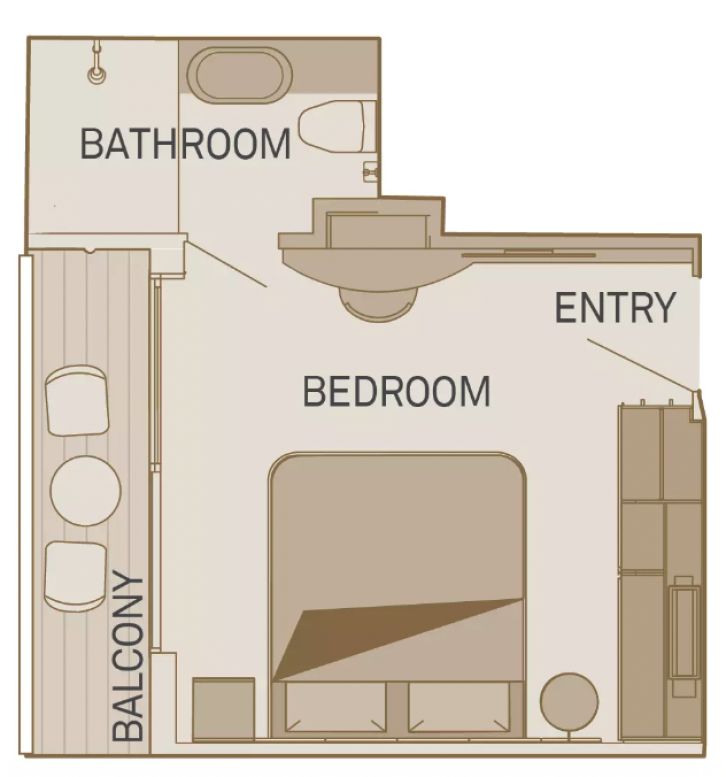 Balcony Suite floor Plan