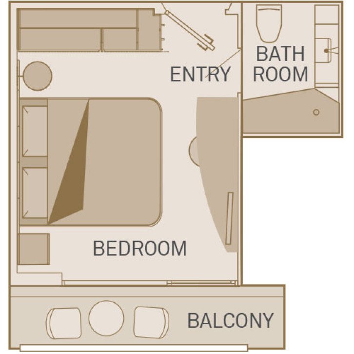Balcony Suite floor Plan