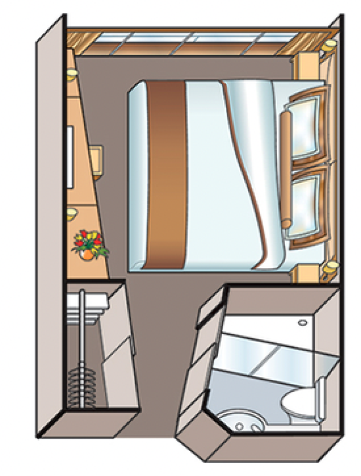 French Balcony (C & D) floor Plan