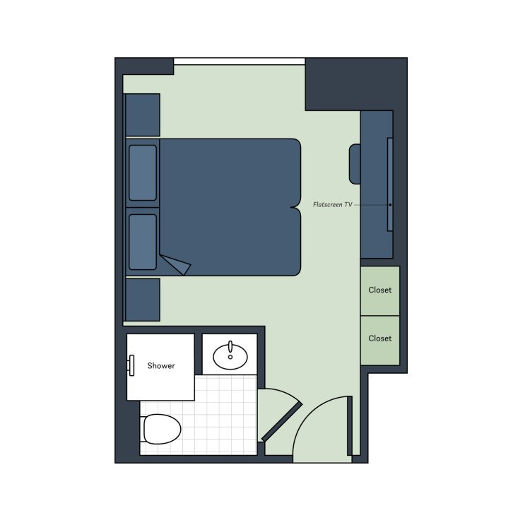 Deluxe Stateroom floor Plan