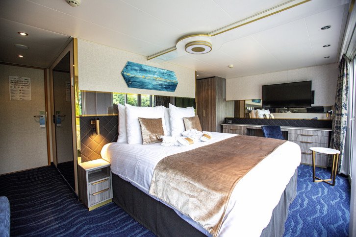 Deck 2 French Balcony Suite Cabin