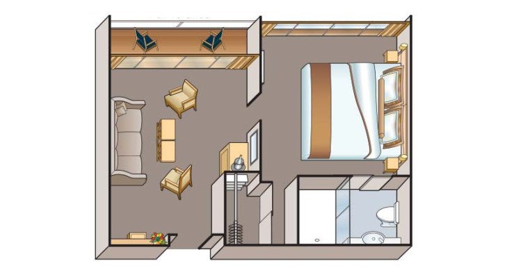 Veranda Suite (AA) floor Plan