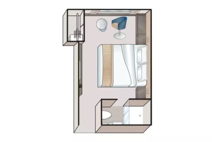 C-1 Cabin with Panoramic Window floor Plan