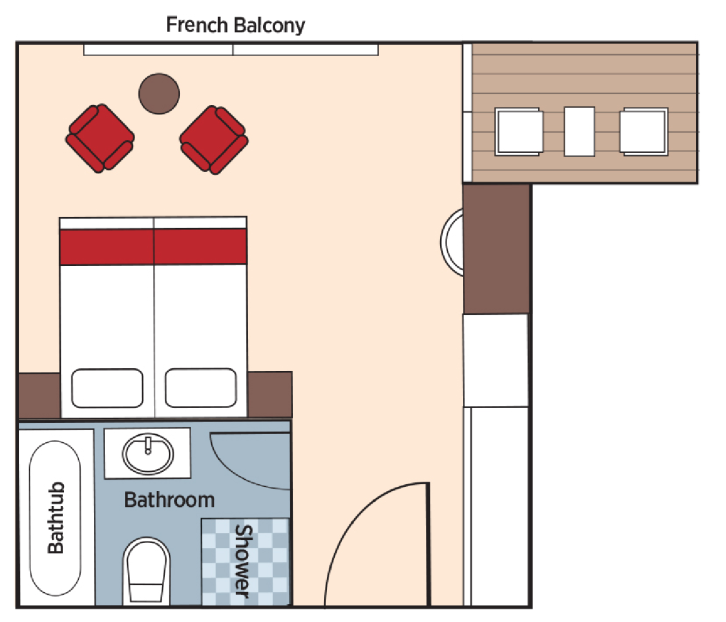 Luxury Suite floor Plan