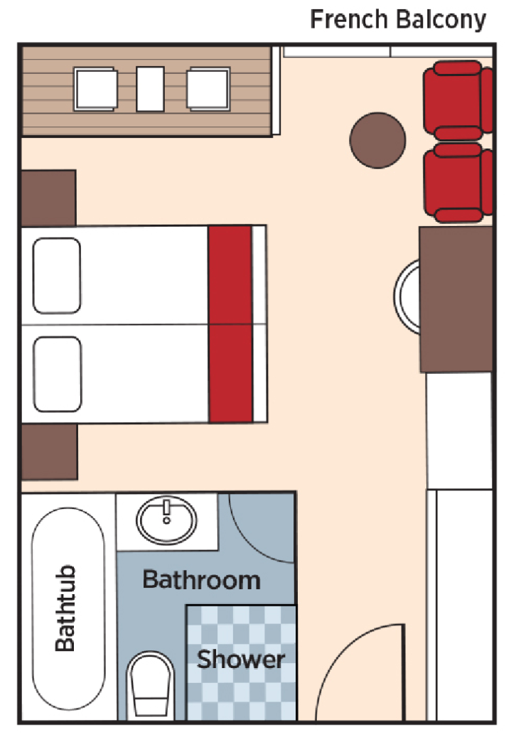 Junior Suite floor Plan