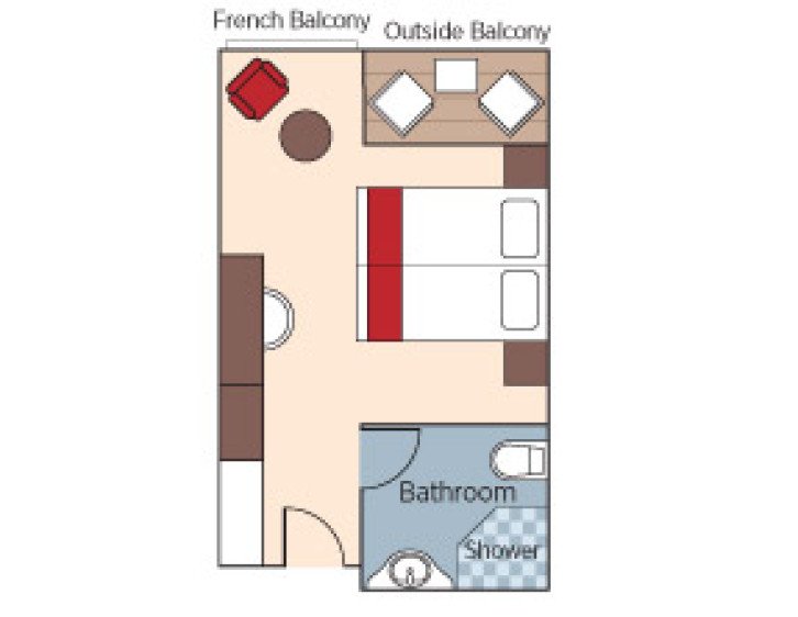Cat A. Staterooms floor Plan