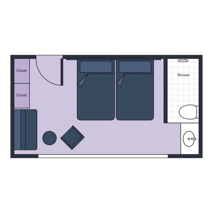 First Deck Suites floor Plan