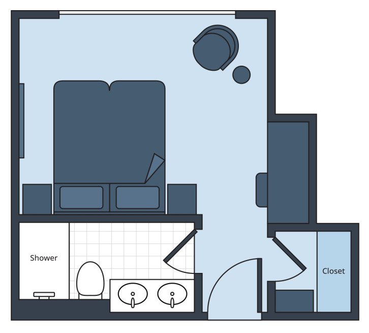 Signature French Balcony floor Plan