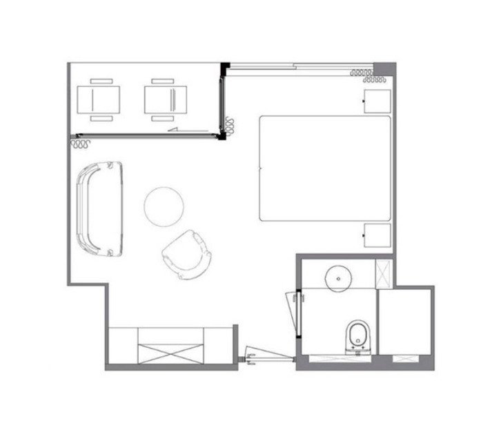 Deluxe Balcony Suite - Diamond Deck floor Plan