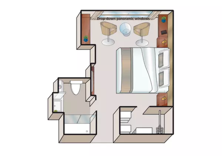 B-4 Cabin floor Plan