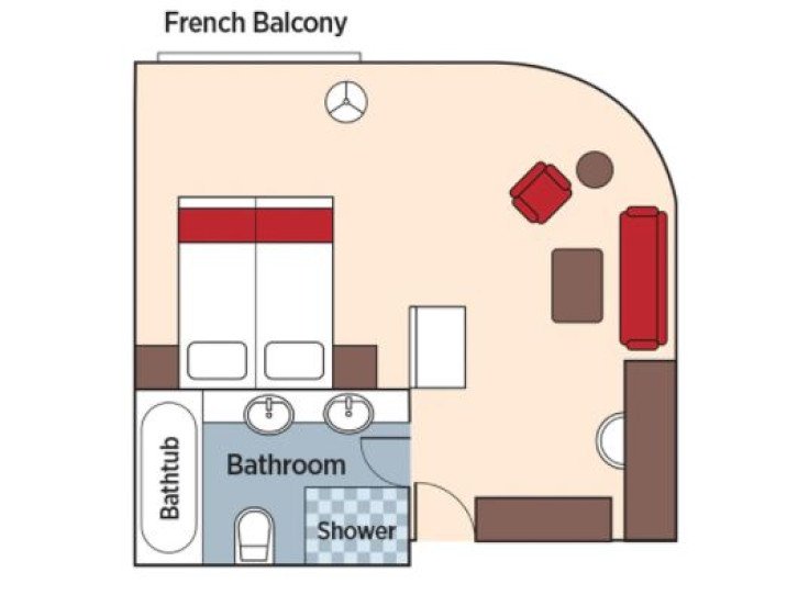 Deluxe Suite floor Plan