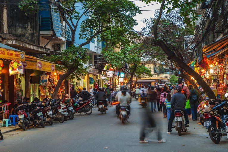 Hanoi's Old Quarter by Cyclo