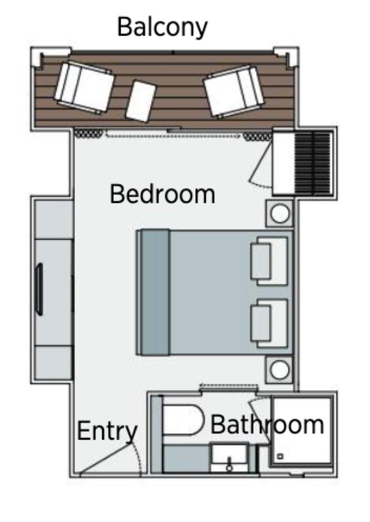 Grand Balcony Suite floor Plan