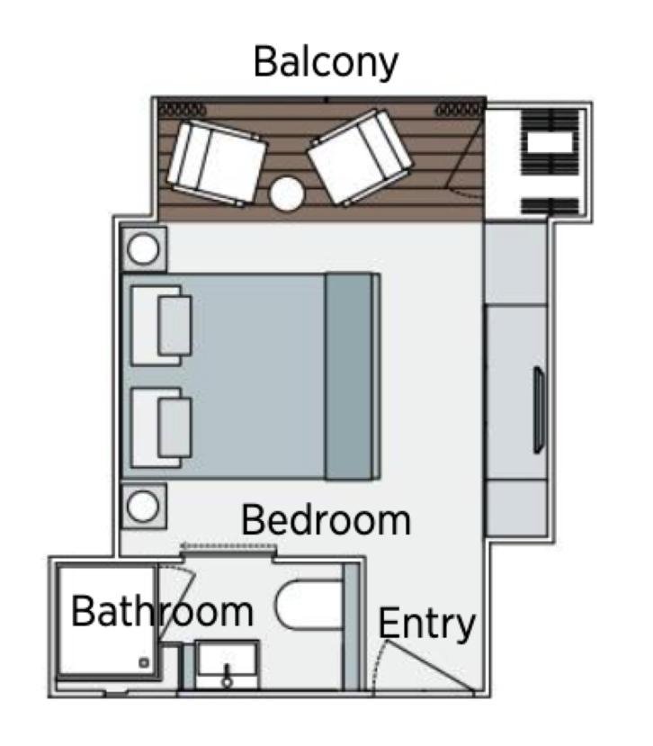 Panorama Balcony Suite floor Plan