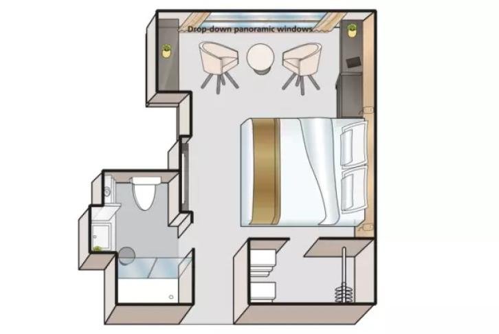 B-4 Cabin floor Plan