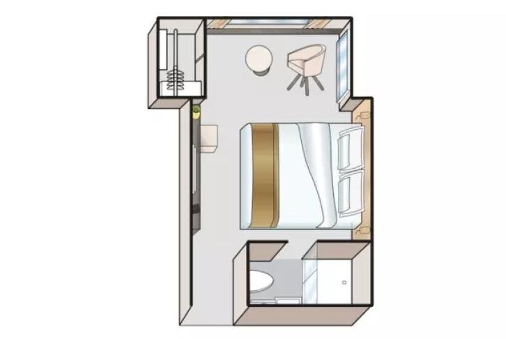 C-1 Cabin floor Plan