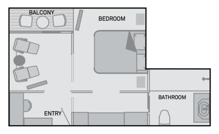 Grand Deluxe Suite floor Plan