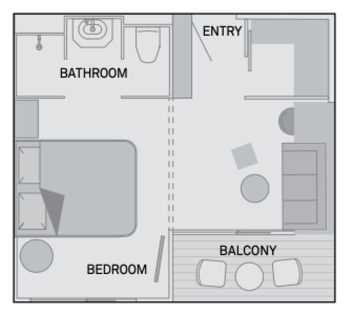 Deluxe Suite floor Plan