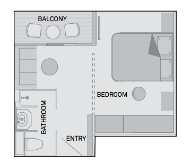 Balcony Suite floor Plan