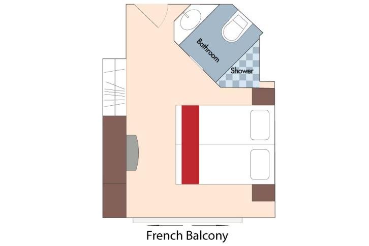 Category C Staterooms floor Plan