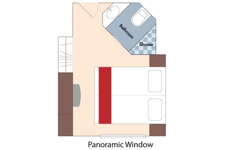 Category E Staterooms floor Plan
