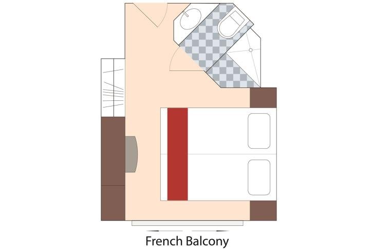 Category C Staterooms floor Plan