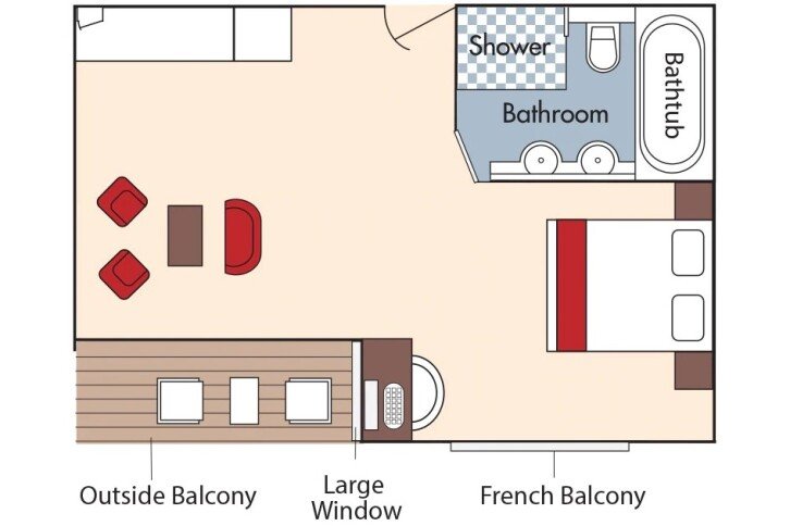 Suite floor plan on AmaVerde