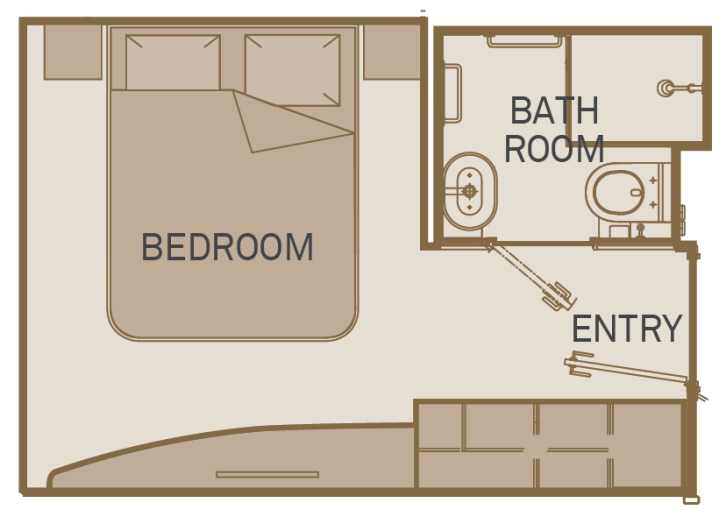 Standard Suite floor plan on Scenic Jasper