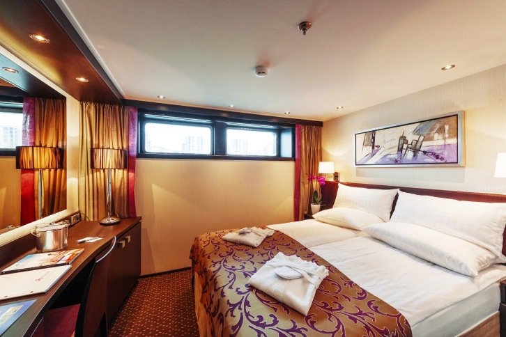 Avalon Deluxe Stateroom on Avalon Poetry II