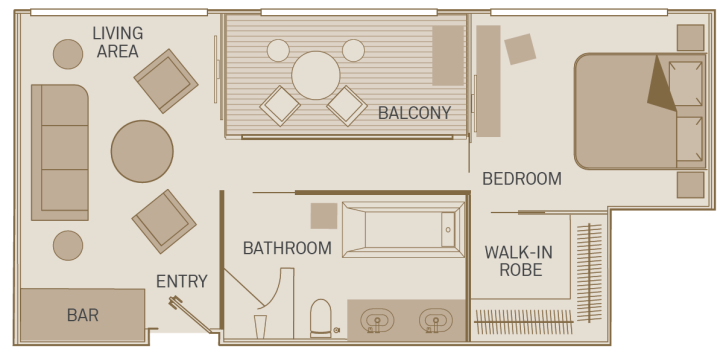 Royal Owner's Suite floor plan on Scenic Amber