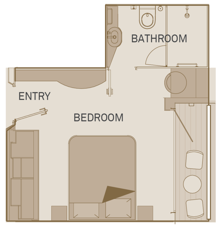 Junior Balcony Suite floor plan on Scenic Amber