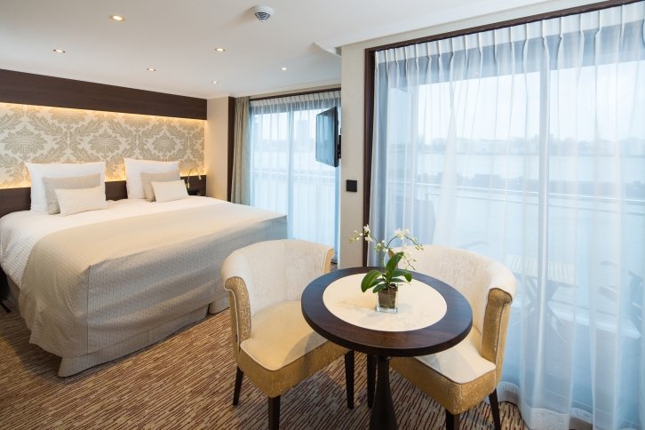 Deluxe Balcony Suite (Diamond Deck) on MS Emily Bronte