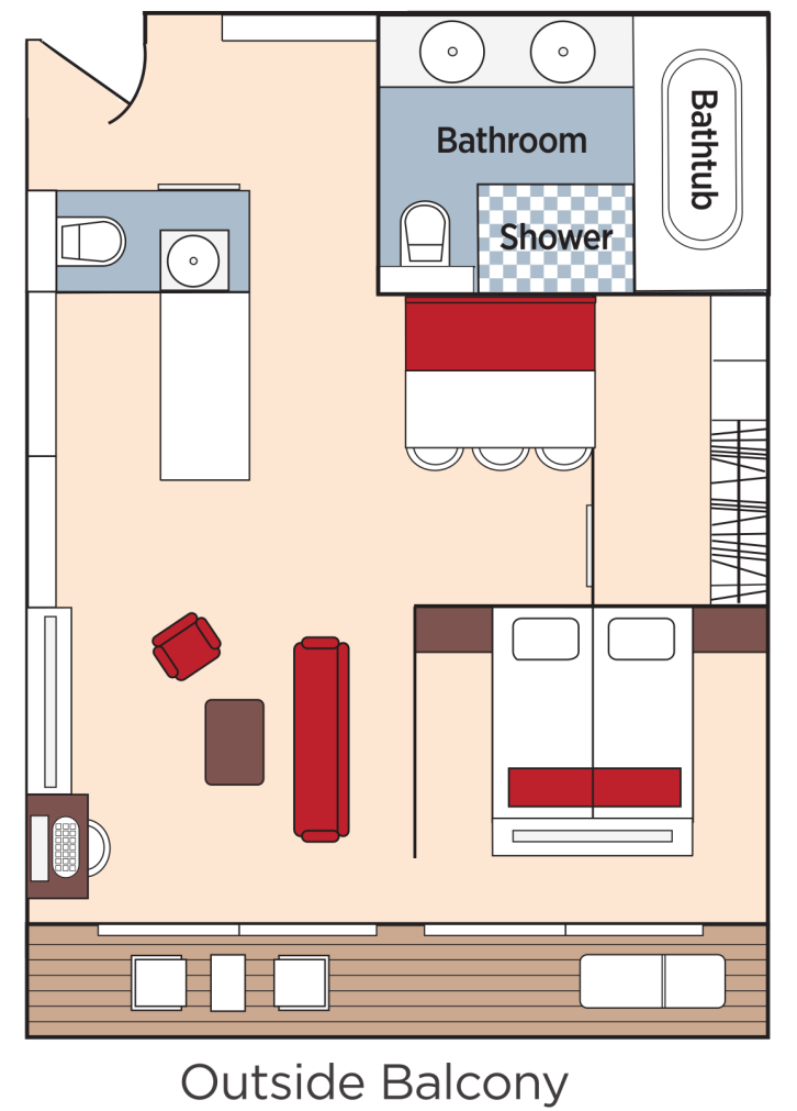 Owner's Suite floor plan on AmaMagna
