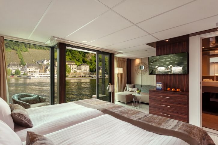 Suite with Walk-Out Exterior Balcony on MS Amadeus Imperial