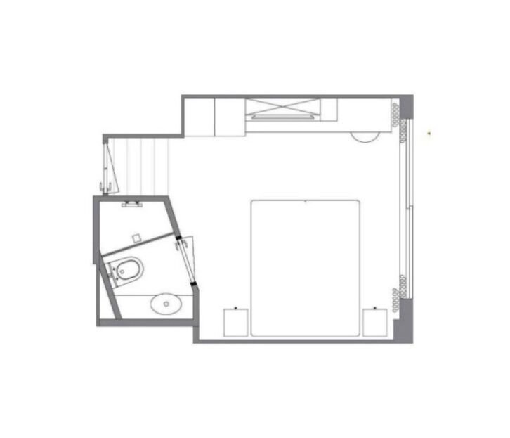Forward Cabin - Ruby Deck floor plan on MS Riviera Rose