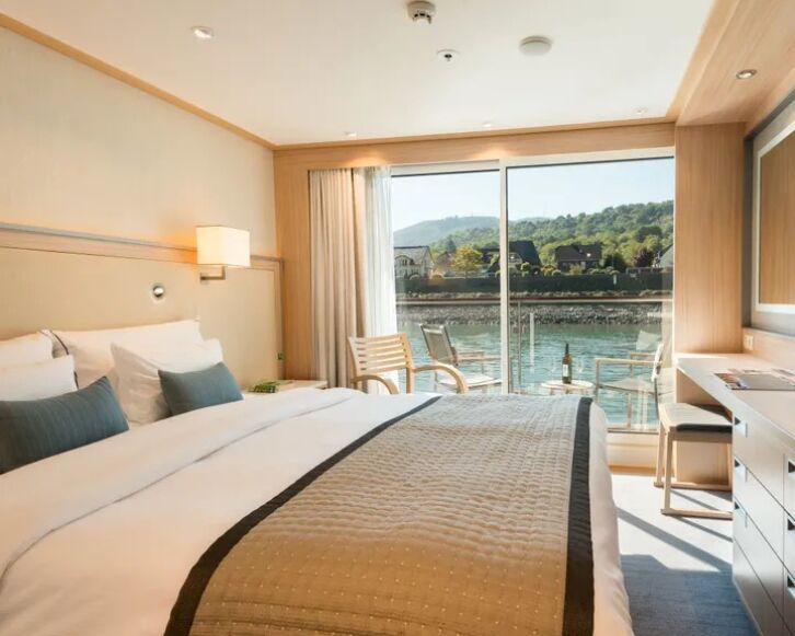 Veranda Stateroom (A, B) on Viking Fjolvar