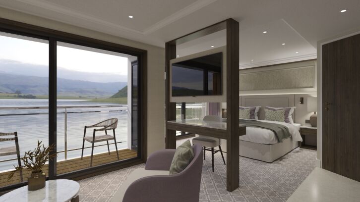 Grand Balcony Suite - Diamond Deck on MS Riviera Reflection