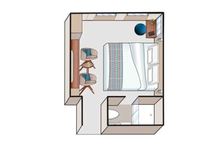 Cabin C-4 floor plan on AMADEUS Amara